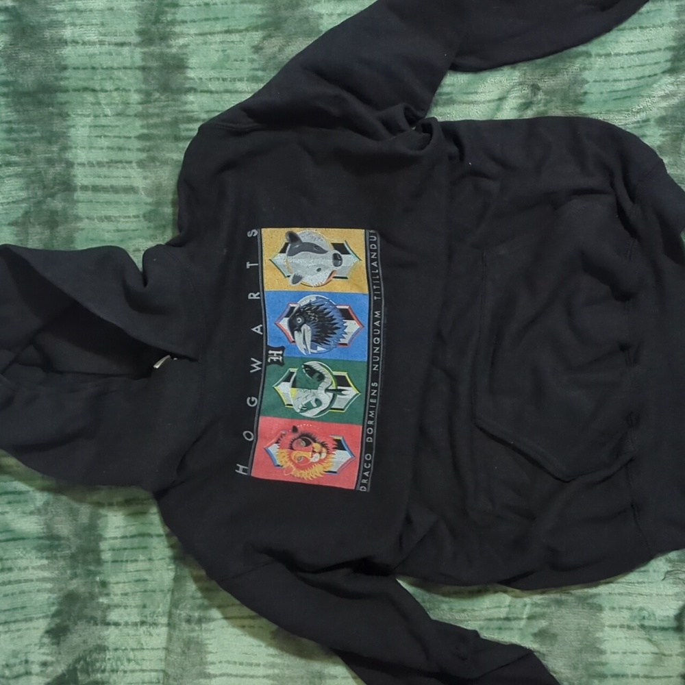 Harry Potter Hogwarts Pullover Sweatshirt boys xl black
